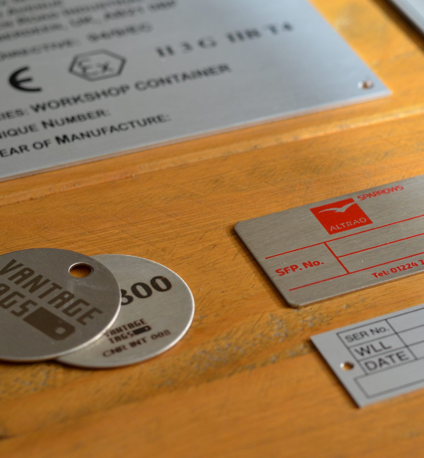 Metal Shipping Container Plates & Identification Tags | Offshore ...